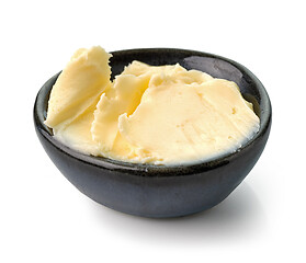 Image showing bowl of fresh butter