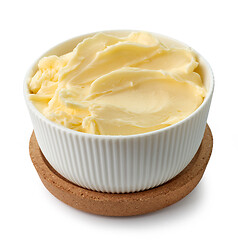 Image showing bowl of fresh butter