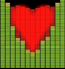 Image showing Techno heart