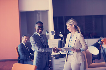 Image showing business people group at office