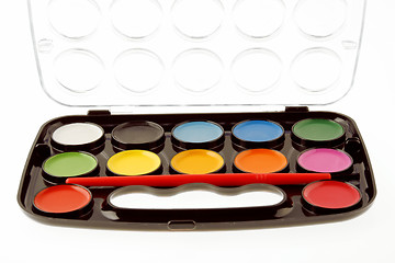 Image showing Watercolor palette set
