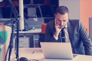 Image showing business man at the office