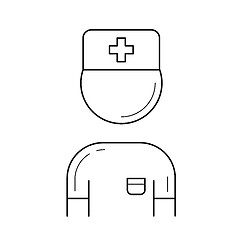 Image showing Doctor line icon.