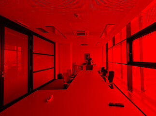Image showing office meeting room