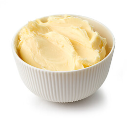 Image showing bowl of fresh butter