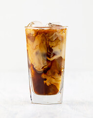 Image showing iced coffee with milk