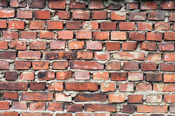 Image showing red brick background