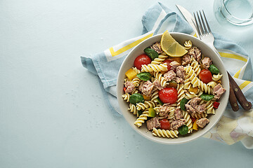 Image showing Pasta tuna