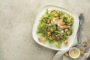 Image showing Chicken Caesar Salad