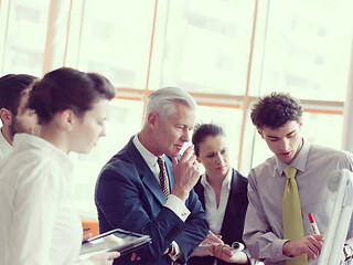 Image showing business people group brainstorming