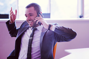 Image showing business man at the office