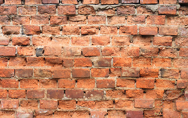 Image showing red brick background