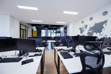 Image showing Interior Of Modern Start up Office