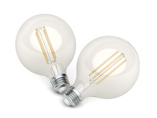 Image showing Two LED light bulbs