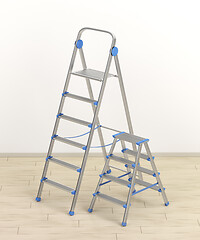 Image showing Ladders with different sizes