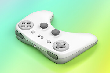 Image showing Gamepad on colorful background
