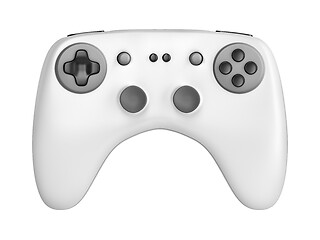 Image showing Front view of game controller