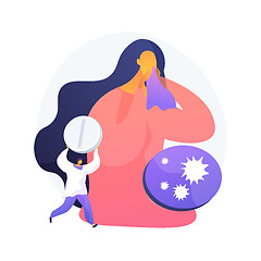 Image showing Seasonal Flu abstract concept vector illustration.