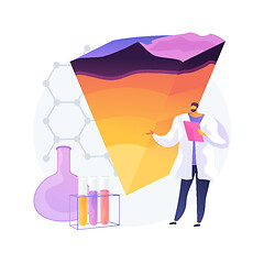Image showing Geochemistry abstract concept vector illustration.