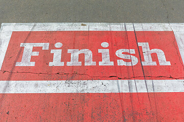 Image showing Finish Line