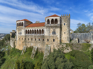 Image showing Medieval Castle in Leiria Portugal