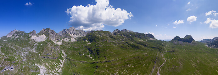 Image showing Bobotov Kuk and mountains in Durmitor