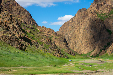 Image showing Mountains landscape in Yol Valley