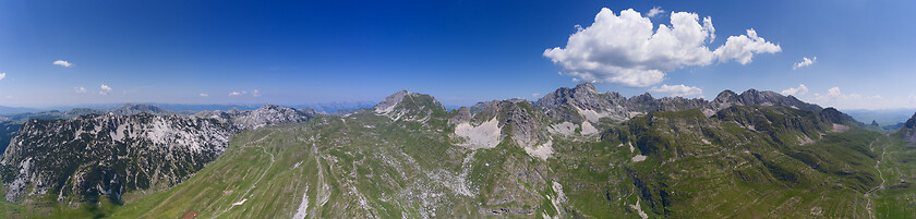 Image showing Bobotov Kuk and mountains in Durmitor