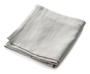 Image showing new grey folded towel