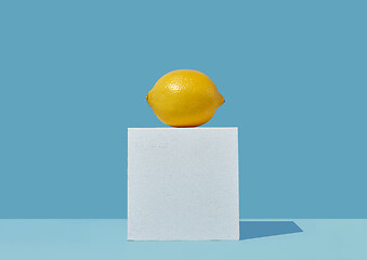 Image showing still life with lemon