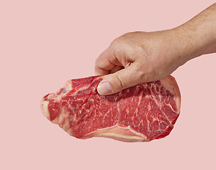 Image showing fresh raw steak