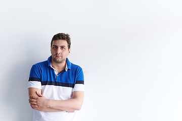 Image showing portrait of casual startup businessman wearing a T-shirt