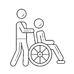 Image showing Disability line icon.