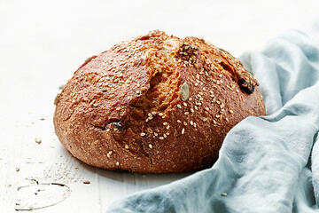 Image showing freshly baked artisan bread