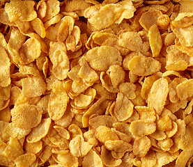 Image showing corn flakes background