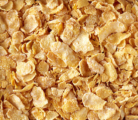 Image showing sweet corn flakes background