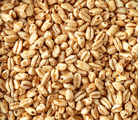 Image showing wheat honey grains background