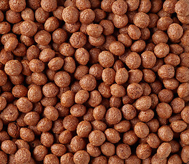 Image showing breakfast cereal balls