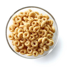 Image showing bowl of breakfast rings