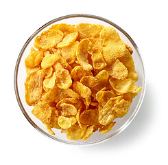 Image showing bowl of cornflakes