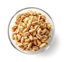 Image showing bowl of breakfast cereals