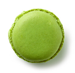 Image showing green mint macaroon