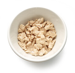 Image showing bowl of yeast with sugar and water