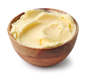 Image showing bowl of fresh butter