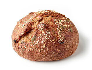 Image showing freshly baked artisan bread loaf