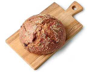 Image showing freshly baked bread loaf