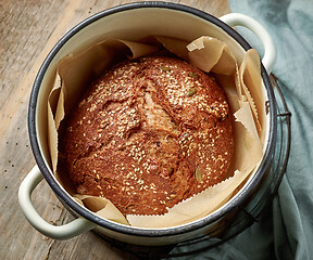 Image showing freshly baked artisan bread