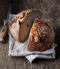 Image showing freshly baked artisan bread