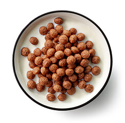 Image showing bowl of breakfast balls