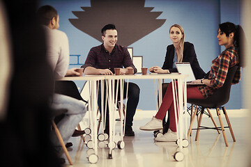 Image showing startup business team on meeting